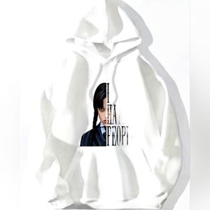 "I hate Prople... " wendy adams family HOODIE SWEATSHIRT custom by pepepizzazz